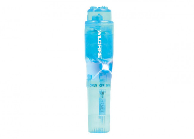 Голубая водонепроницаемая виброракета Wildfire Rock-In Waterproof Massager, Topco Sales