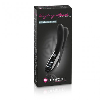 Двойной электростимулятор Tingling Apart - 25 см., MyStim