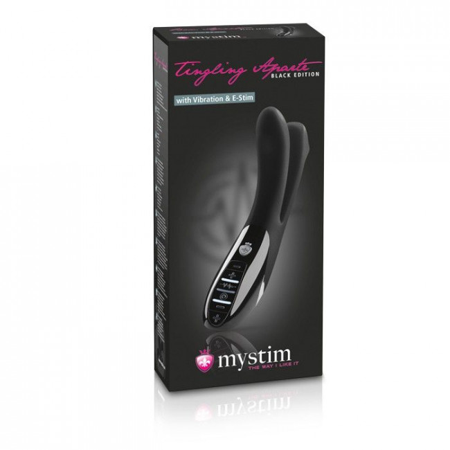 Двойной электростимулятор Tingling Apart - 25 см., MyStim