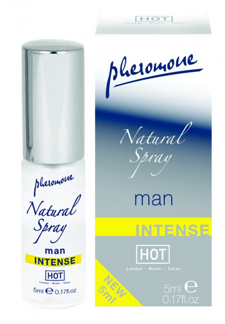 Мужской спрей с феромонами Natural Spray Intense - 5 мл., HOT Мужской спрей с феромонами Natural Spray Intense - 5 мл., HOT