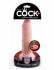 Телесный фаллоимитатор на присоске Dual Density Cock - 16 см., Pipedream