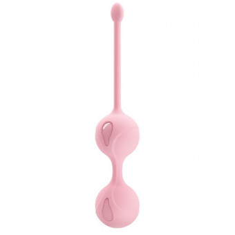 Нежно-розовые вагинальные шарики Kegel Tighten Up I, Baile