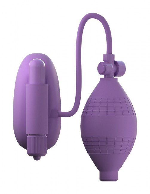 Сиреневая вакуумная вибропомпа для вагины Sensual Pump-Her, Pipedream