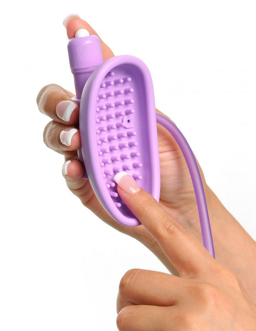 Сиреневая вакуумная вибропомпа для вагины Sensual Pump-Her, Pipedream