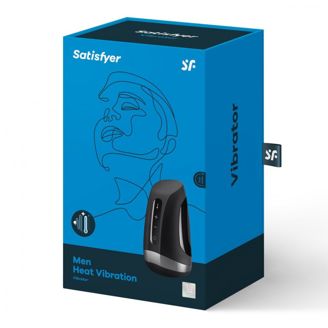 Мастурбатор Satisfyer Men Heat Vibration с подогревом и вибрацией, Satisfyer