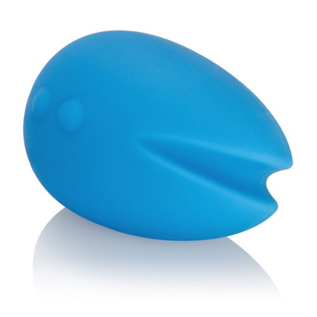 Голубой вибромассажер Mini Marvels Silicone Marvelous Eggciter, California Exotic Novelties