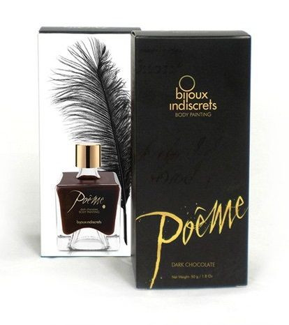 Краска для тела PO?ME DARK CHOCOLATE с ароматом шоколада - 50 гр., Bijoux Indiscrets