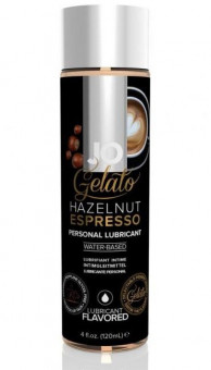 Лубрикант с ароматом орехового эспрессо JO GELATO HAZELNUT ESPRESSO - 120 мл., System JO
