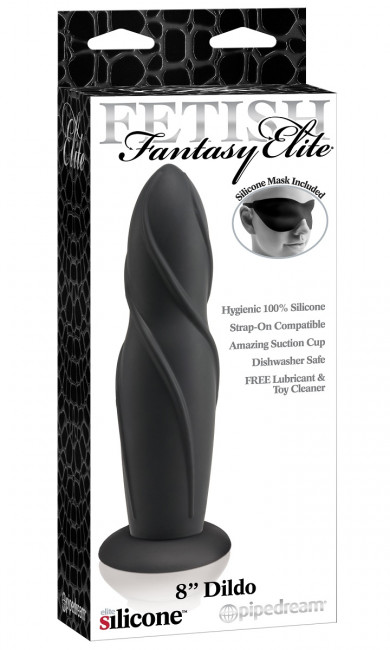 Черная насадка на страпон Fetish Fantasy Elite - 20,3 см., Pipedream Черная насадка на страпон Fetish Fantasy Elite - 20,3 см., Pipedream