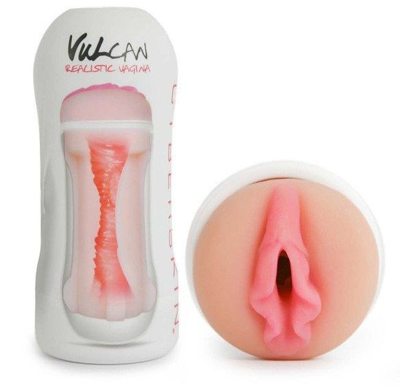 Мастурбатор-вагина в тубе Vulcan Realistic Vagina, Topco Sales