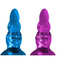 Фиолетовая спиралевидная анальная пробка, Sextoy 2011