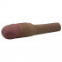 Удлиняющая насадка с вибрацией CyberSkin- 4 inch Xtra Thick Vibrating Transformer Penis Extension Dark - 22 см., Topco Sales