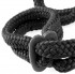 Черные верёвочные оковы на руки или ноги Silk Rope Love Cuffs, Pipedream