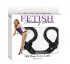 Черные верёвочные оковы на руки или ноги Silk Rope Love Cuffs, Pipedream