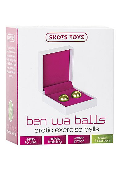 Легкие металлические вагинальные шарики Ben Wa, Shots Media BV