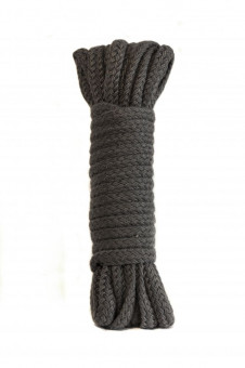 Серая веревка Bondage Collection Grey - 9 м., Lola toys