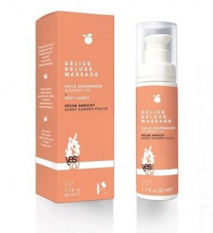 Массажное масло для тела DELICE DELUXE MASSAGE с ароматом фруктов - 50 мл., YESforLOV
