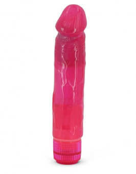 Розовый вибромассажёр SASSY - 18 см., Seven Creations