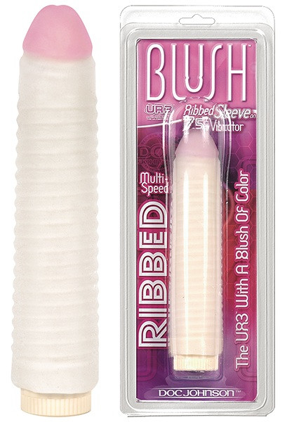 Рельефный мультискоростной массажёр BLUSH из UR3, Doc Johnson Рельефный мультискоростной массажёр BLUSH из UR3, Doc Johnson
