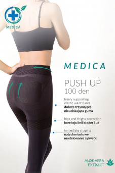 Утягивающие и корректирующие силуэт колготки Medica Push Up 100 den, Gabriella