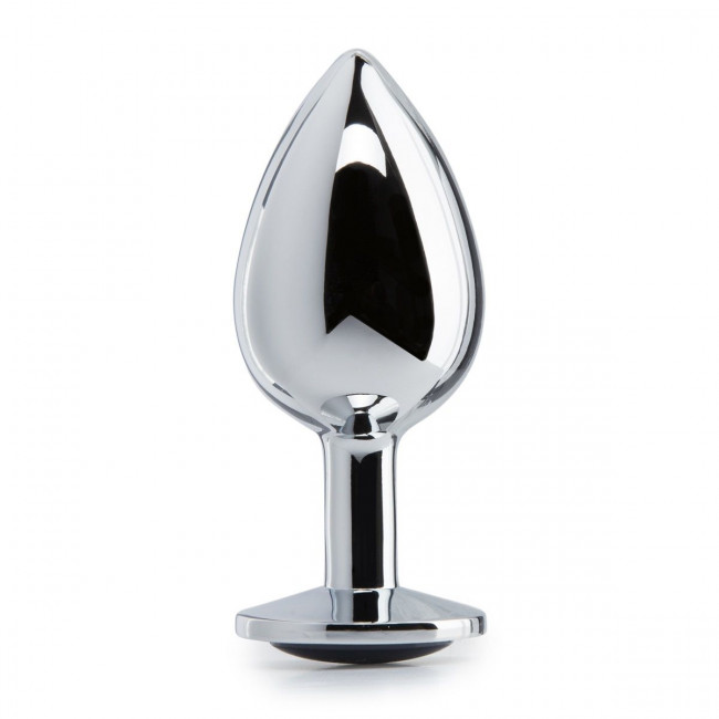 Серебристая анальная пробка Beyond Erotic Butt Plug - 8,9 см., Fifty Shades of Grey