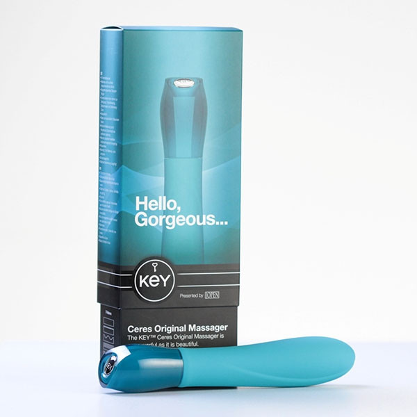 Мощный голубой вибромассажер Ceres Original Blue, Jopen Мощный голубой вибромассажер Ceres Original Blue, Jopen