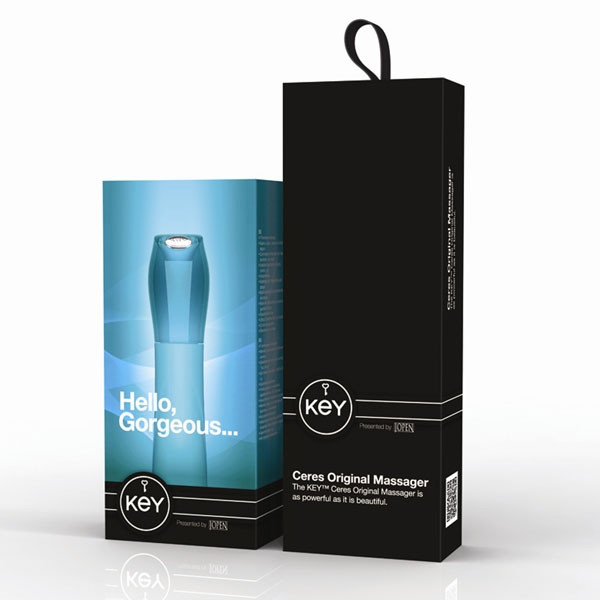 Мощный голубой вибромассажер Ceres Original Blue, Jopen Мощный голубой вибромассажер Ceres Original Blue, Jopen