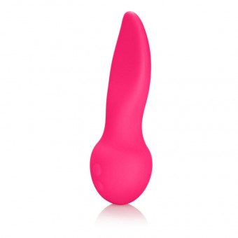 Розовый виброязычок Mini Marvels Silicone Marvelous Flicker, California Exotic Novelties