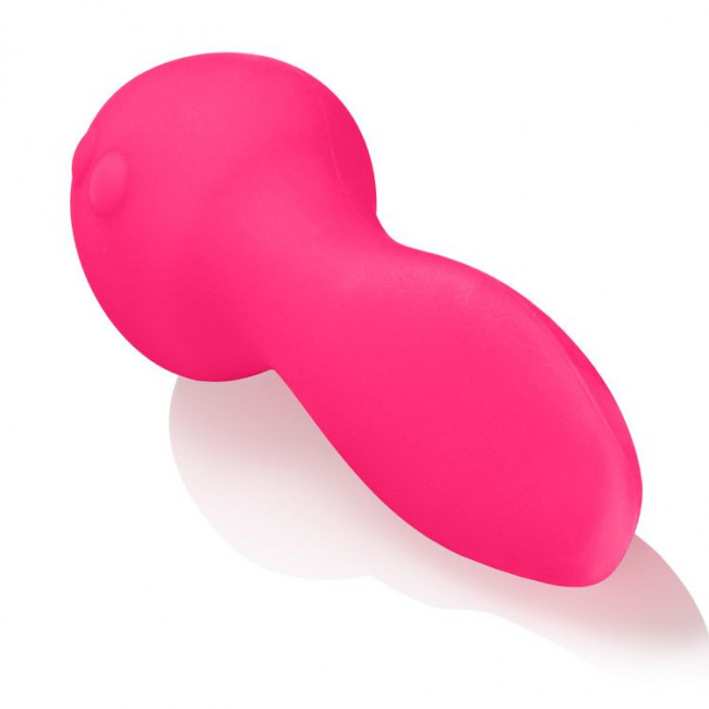 Розовый виброязычок Mini Marvels Silicone Marvelous Flicker, California Exotic Novelties