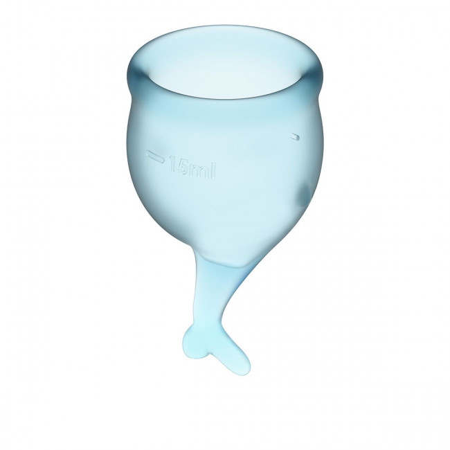 Набор голубых менструальных чаш Feel secure Menstrual Cup