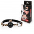 Черный кляп-шарик Ball Gag на леопардовых ремешках, Bior toys Черный кляп-шарик Ball Gag на леопардовых ремешках, Bior toys