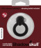 Чёрное виброкольцо Shadow Skull Cockring с черепом, Shots Media BV