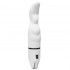 Белый фигурный вибратор PURRFECT SILICONE DELUXE VIBE - 15 см., Dream Toys