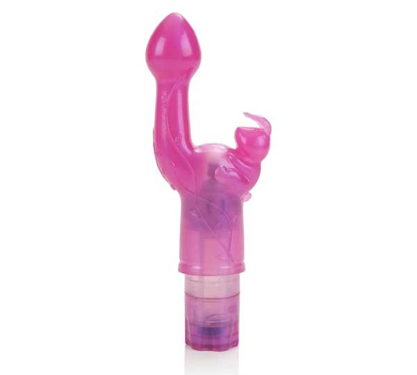 Розовый вибромассажер Bunny Kiss, California Exotic Novelties