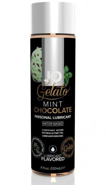 Лубрикант с ароматом мятного шоколада JO GELATO MINT CHOCOLATE - 120 мл., System JO Лубрикант с ароматом мятного шоколада JO GELATO MINT CHOCOLATE - 120 мл., System JO