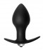 Чёрная анальная пробка с вибрацией Bulb Anal Plug - 10 см., Lola toys Чёрная анальная пробка с вибрацией Bulb Anal Plug - 10 см., Lola toys