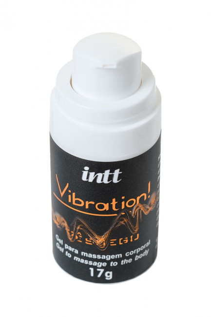 Жидкий массажный гель INTT VIBRATION Peach с ароматом персика и эффектом вибрации - 17 мл., INTT Жидкий массажный гель INTT VIBRATION Peach с ароматом персика и эффектом вибрации - 17 мл., INTT