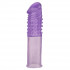 Фиолетовая насадка-удлинитель Mega Stretch Penis Extension - 16,5 см., Pipedream