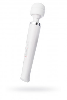 Белый вибратор-жезл Super massager - 32 см., Erotist