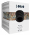 Черное эрекционное кольцо SONO №40, Shots Media BV