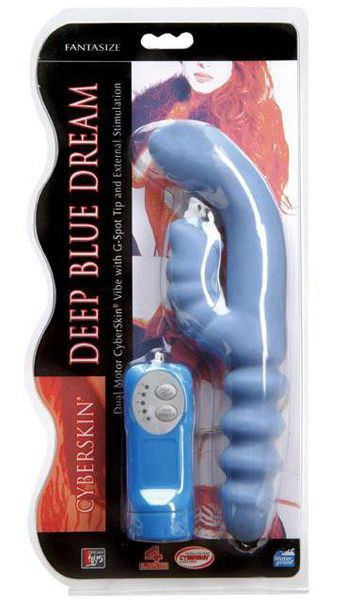 Двойной многоскоростной вибратор с пультом - 18 см., Dream Toys Двойной многоскоростной вибратор с пультом - 18 см., Dream Toys