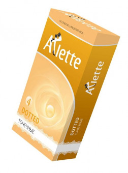 Презервативы Arlette Dotted с точечной текстурой - 12 шт., Arlette