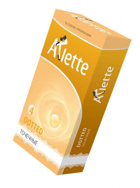 Презервативы Arlette Dotted с точечной текстурой - 12 шт., Arlette