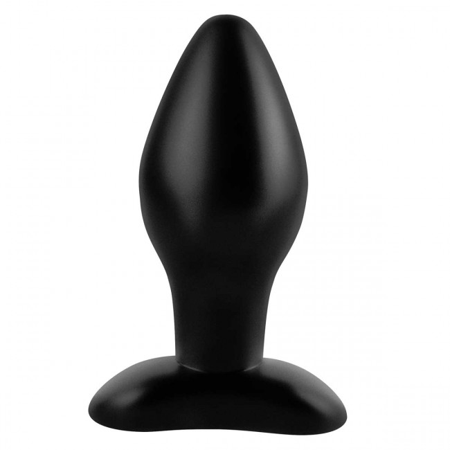 Черная анальная пробка среднего размера Large Silicone Plug - 13 см., Pipedream Черная анальная пробка среднего размера Large Silicone Plug - 13 см., Pipedream