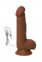 Вибратор-реалистик мулат TOYFA RealStick Elite Mulatto - 19 см., ToyFa Вибратор-реалистик мулат TOYFA RealStick Elite Mulatto - 19 см., ToyFa
