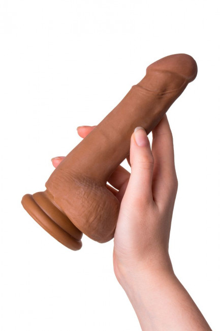 Вибратор-реалистик мулат TOYFA RealStick Elite Mulatto - 19 см., ToyFa Вибратор-реалистик мулат TOYFA RealStick Elite Mulatto - 19 см., ToyFa