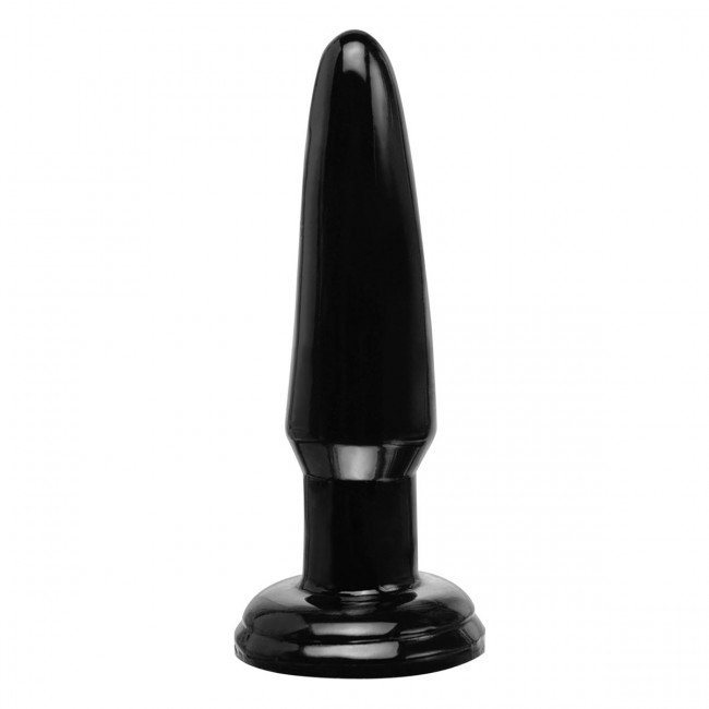 Черная анальная пробка Beginner's Butt Plug - 10,9 см., Pipedream