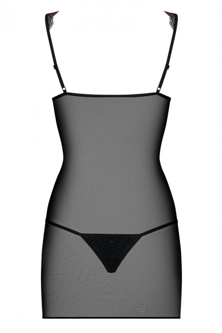 Полупрозрачная сорочка с вышивкой Musca chemise, Obsessive
