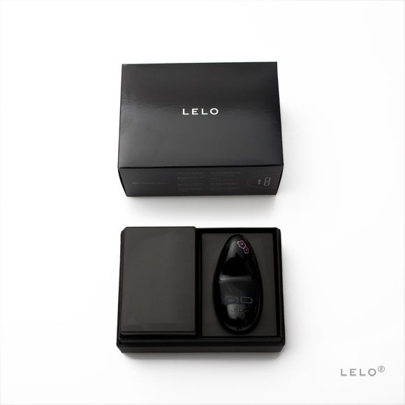 Чёрный клиторальный вибромассажер NEA , Lelo