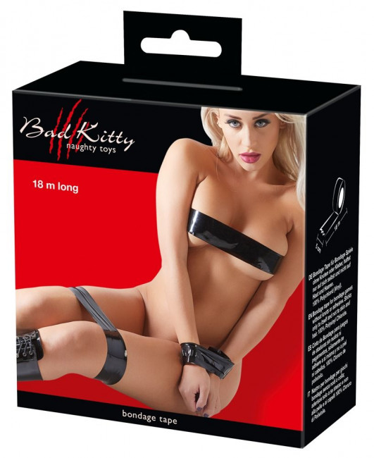 Чёрная бондажная лента Bondage Tape - 18 м., Orion Чёрная бондажная лента Bondage Tape - 18 м., Orion